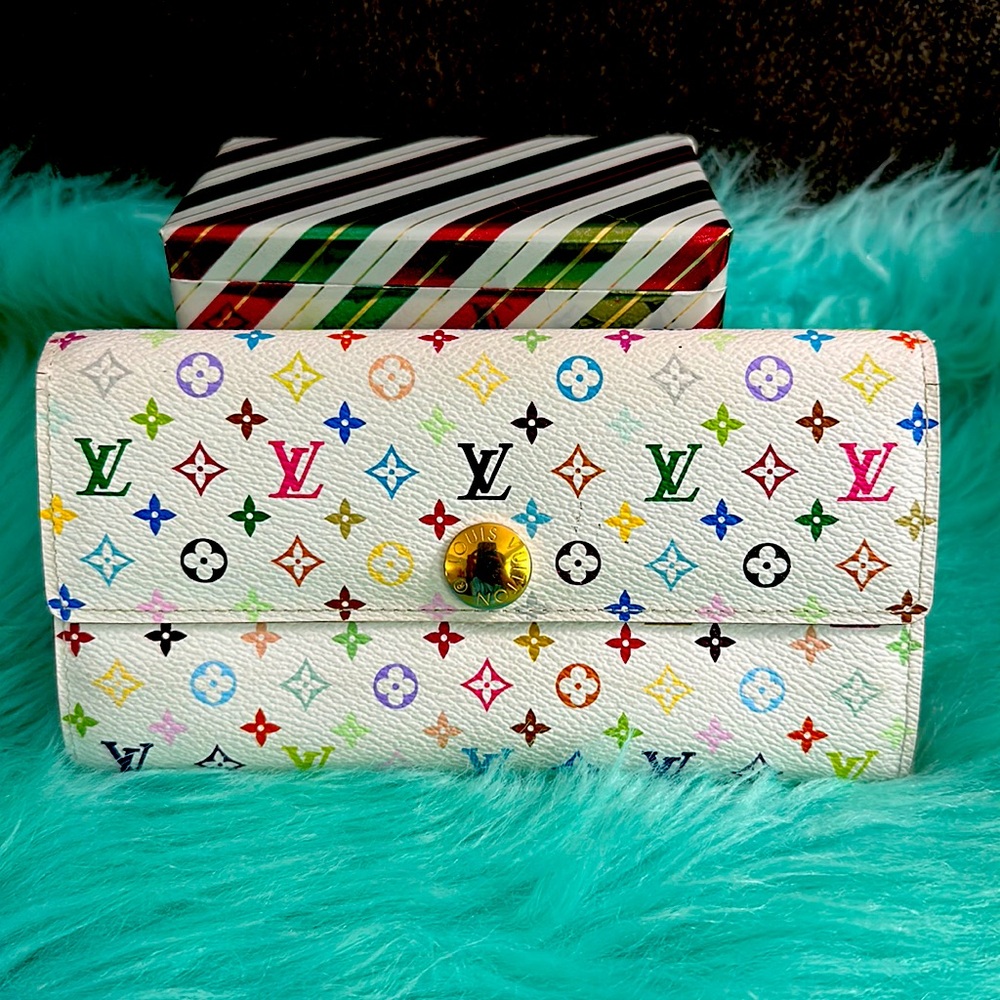 Loius Vuitton multicolor long wallet